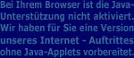 Java sollte aktiviert sein!